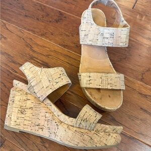 Cork Wedge Sandals